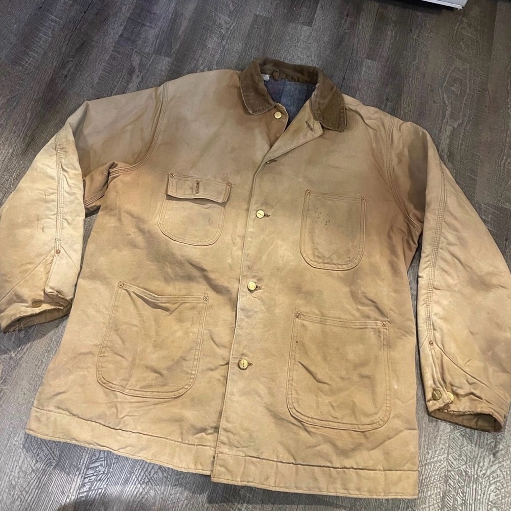 Men's Tan Carhartt Workwear Jacket